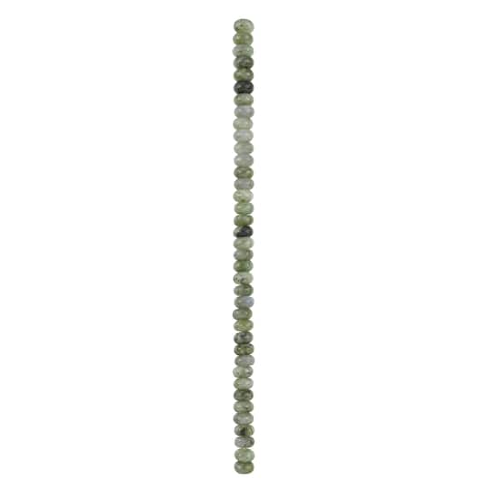 Green Labradorite Rondelle Beads, 8mm by Bead Landing™
